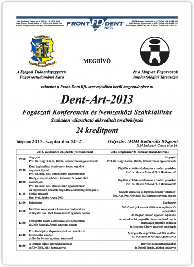 DentArt_2013_program
