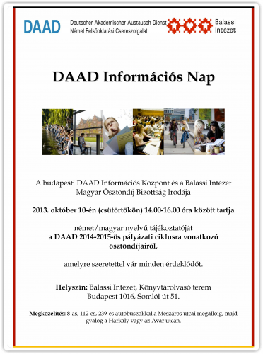 DAAD Információs Nap 2013