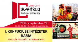 I. Konfuciusz Intézetek Napja 2014. szeptember 27.